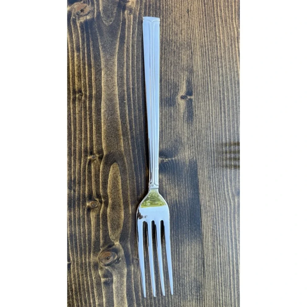 Mikasa PARALLELS Dinner Forks Set Of 4 Korea Stainless Flatware Replacement